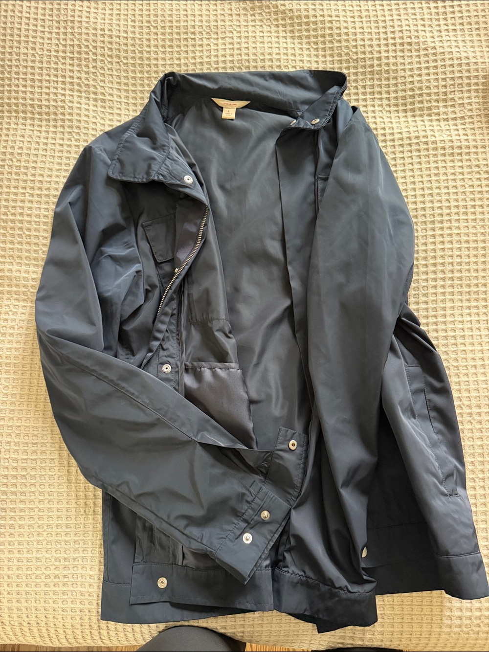 Men's Lightweight Navy Windbreaker Jacket